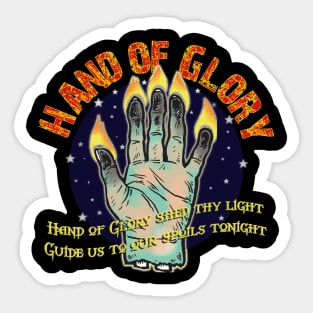 HAND OF GLORY Sticker